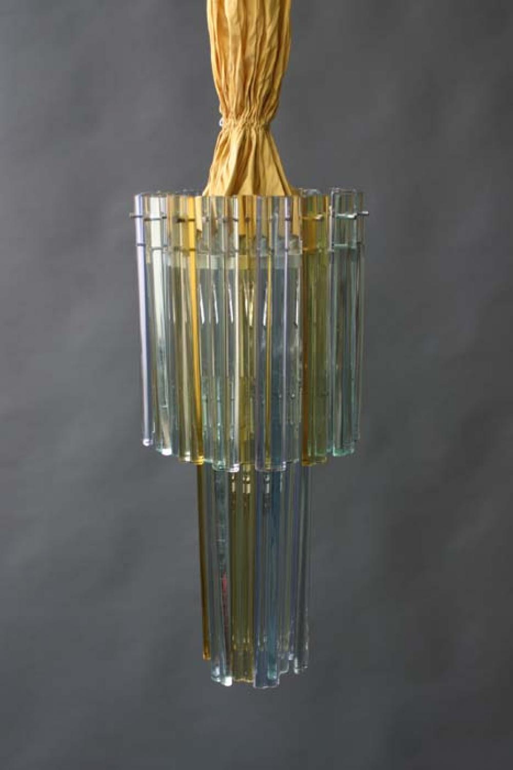 Paolo Venini Coloured Glass Chandeleir
