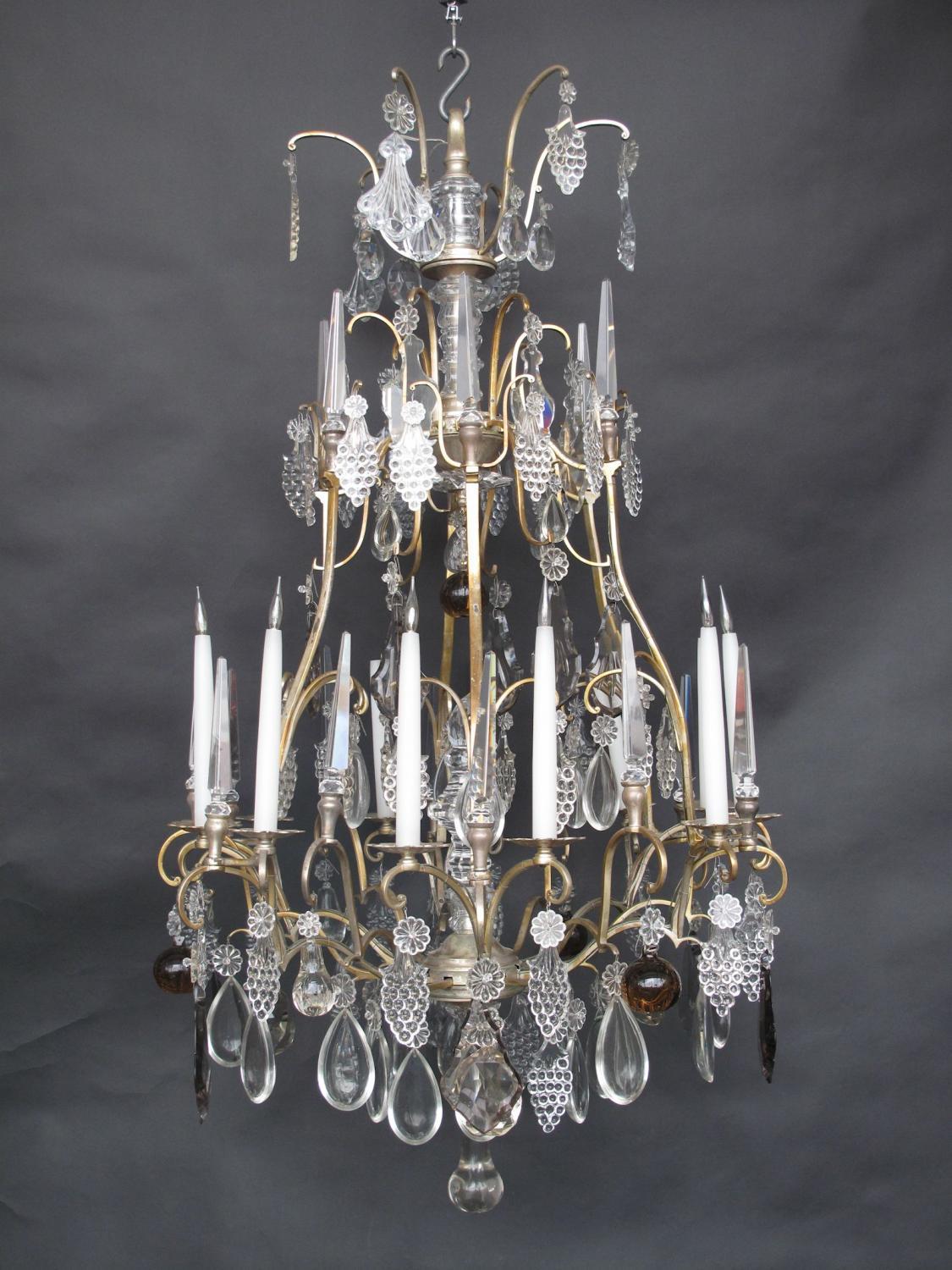 French Cage Chandelier, 12 arms, circa. 1860