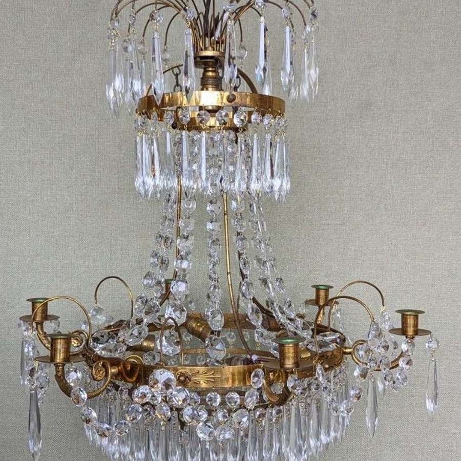 Antique acrystal chandelier1900's