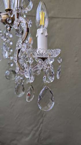 Vintage 3 light Maria Theresa Chandelier