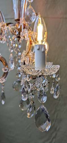 Vintage 3 light Maria Theresa Chandelier
