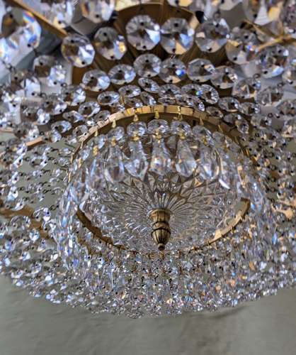 Semi Flush Mount Bag Chandelier