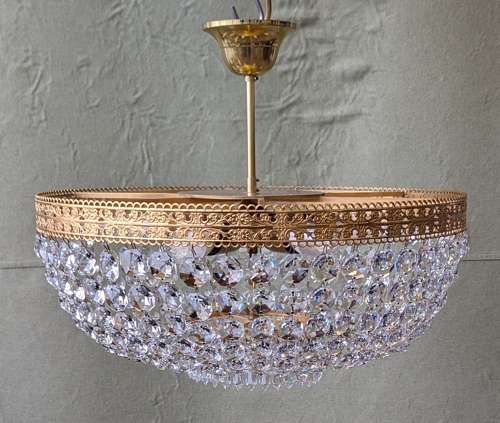 Semi Flush Mount Bag Chandelier
