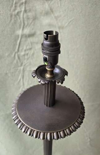 Bronzed Cast Iron Floor Lamp