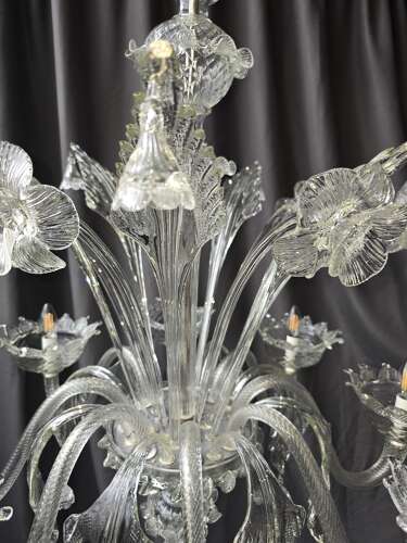 Elegant 8 Light Venetian Chandelier