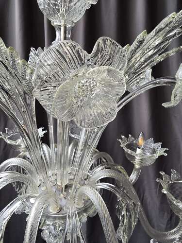 Elegant 8 Light Venetian Chandelier