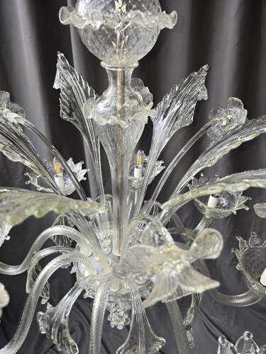 Elegant 8 Light Venetian Chandelier